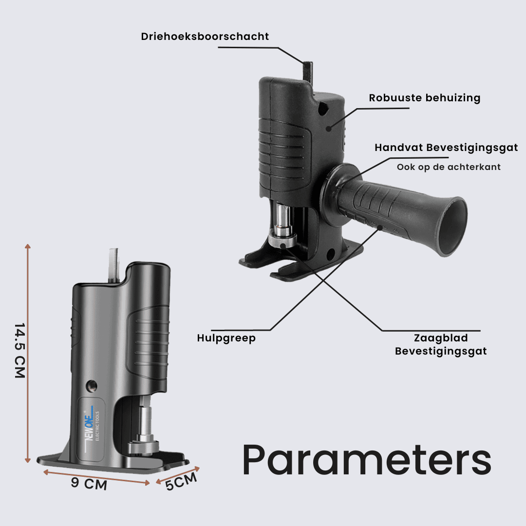 BladeEx boormachine reciprozaag adapter