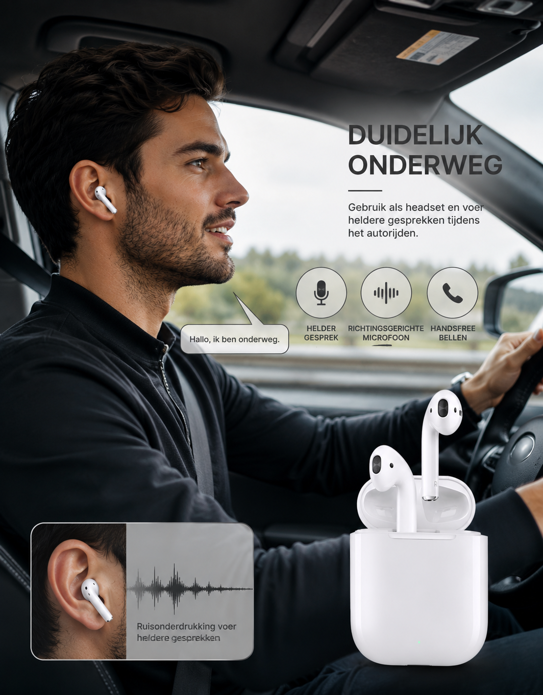 Draadloze Bluetooth Oordopjes - Geschikt voor alle apparaten