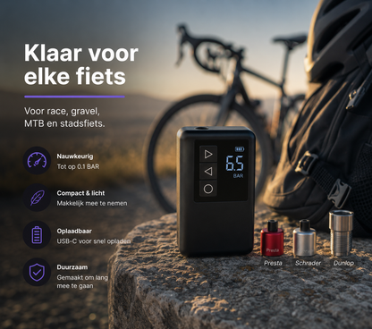 Draadloze Elektrische Fietspomp