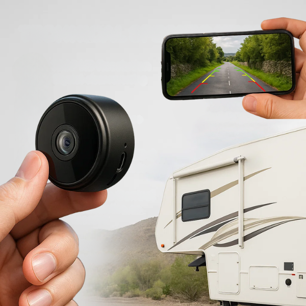 Draadloze achteruitrijcamera met nachtzicht
