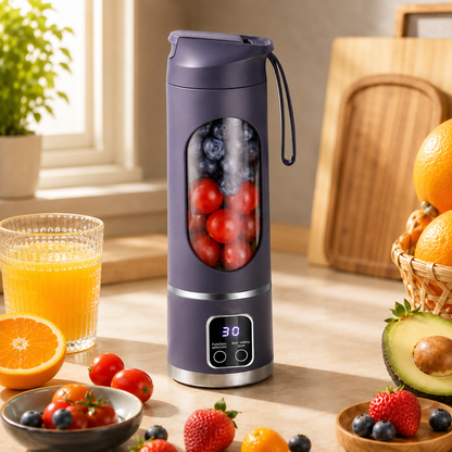 Draagbare blender met digitaal display 450ml