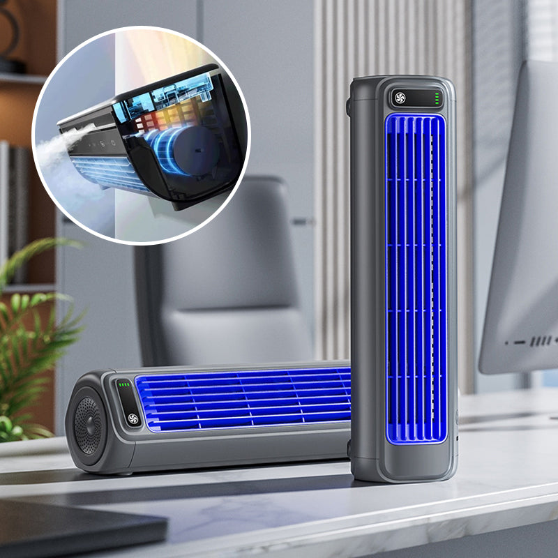 Draadloze oplaadbare torenventilator