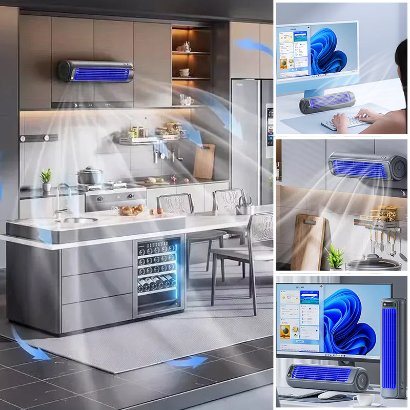 Draadloze oplaadbare torenventilator