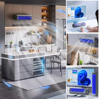 Draadloze oplaadbare torenventilator