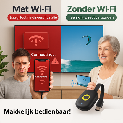 Draadloze HDMI streaming adapter