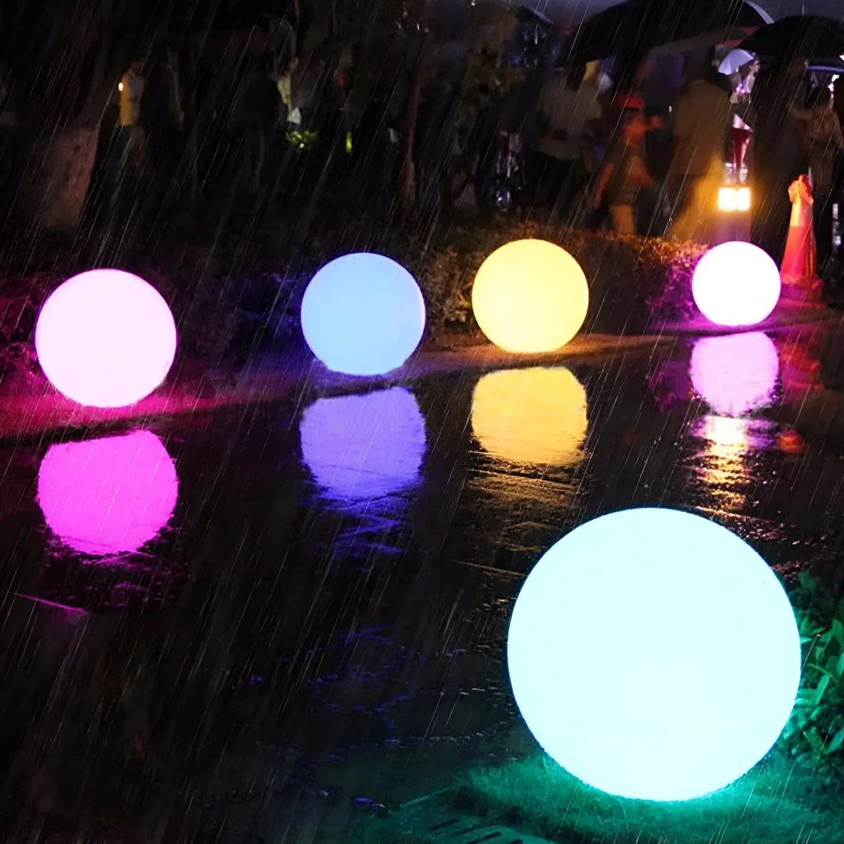 Draagbare bolvormige LED-lamp