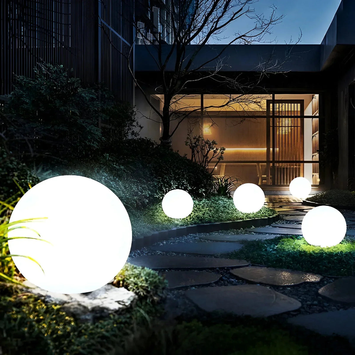 Draagbare bolvormige LED-lamp