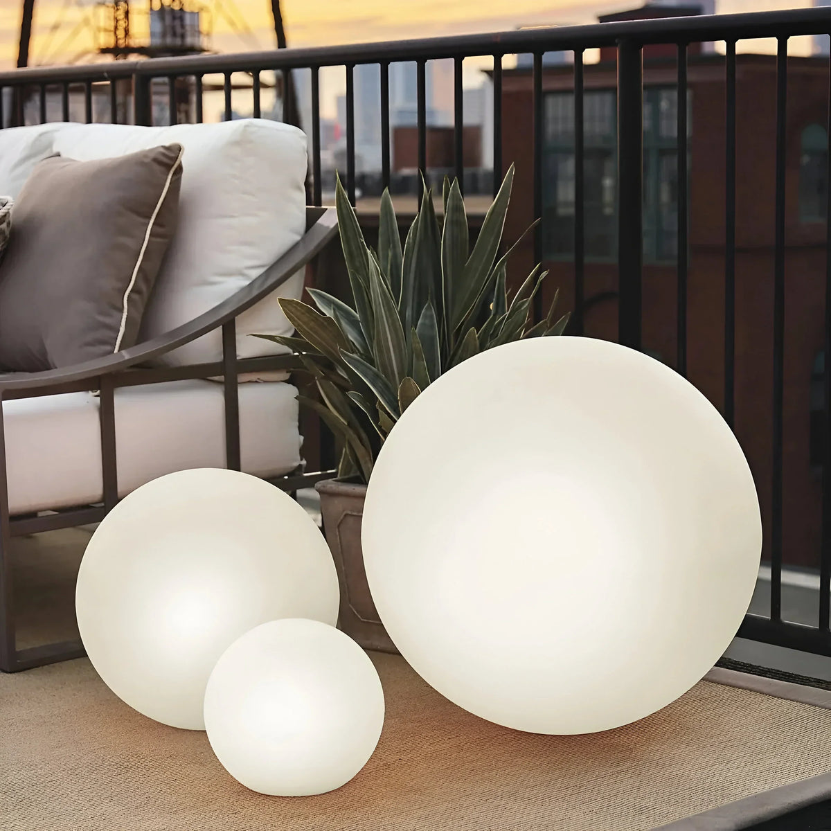 LuminaSphere draagbare bolvormige LED-lamp