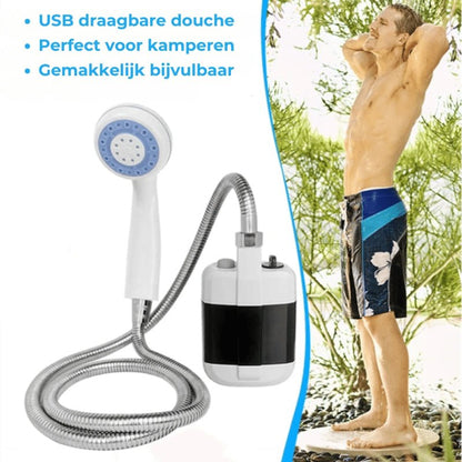 Navando draagbare oplaadbare buitendouche