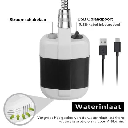 Draagbare buitendouche