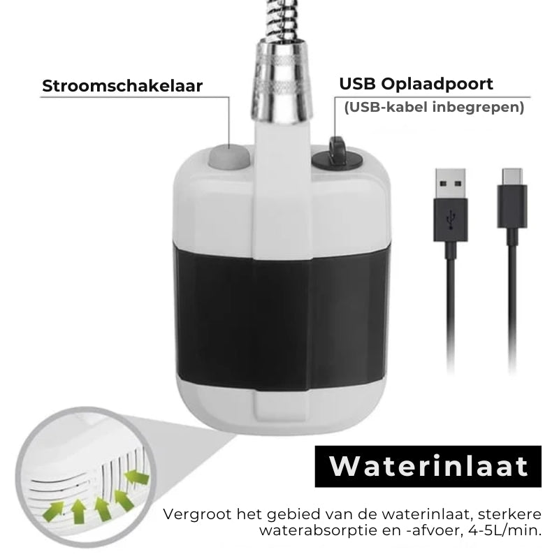 Draagbare Buitendouche