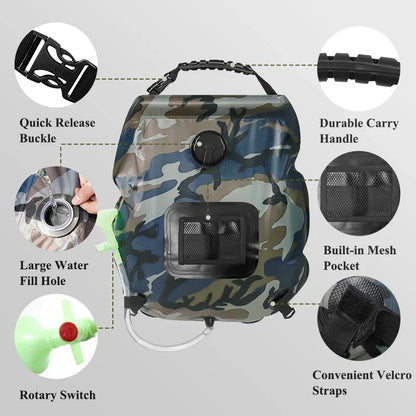 SolarShower Draagbare Campingdouche 20L