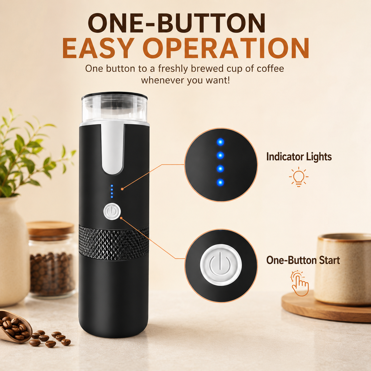 Draagbare Elektrische Espressomaker