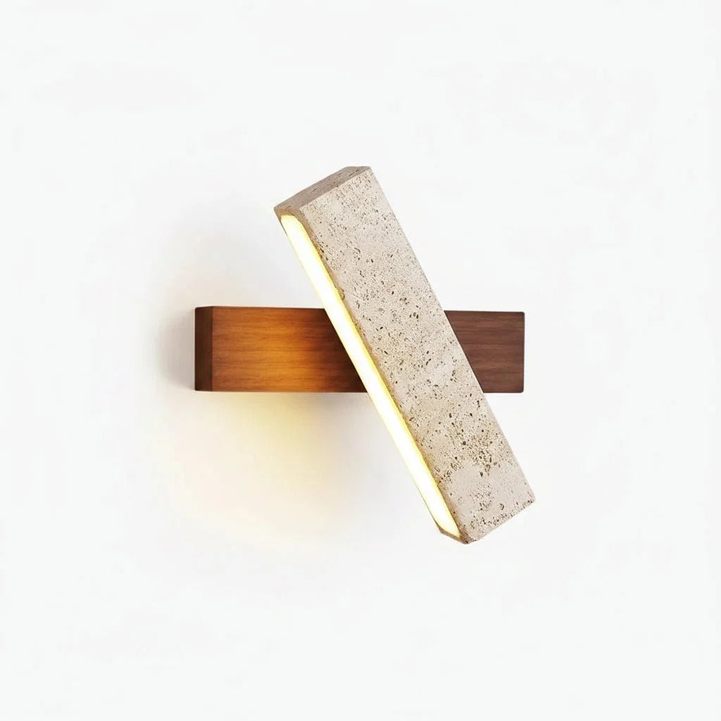 TRAVERTINLIVA draaibare wandlamp