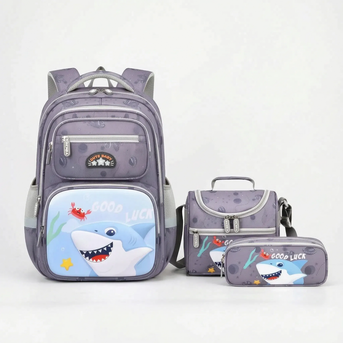 Driedelige schooltas set