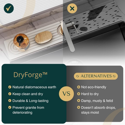 DryForge diatomeeënaarde afdruipmat