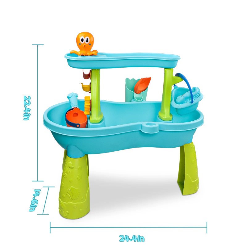 AquaPlay dubbellaagse zand- en watertafel