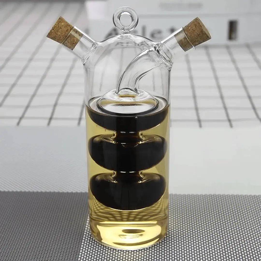 DualPour olie- en azijndispenser