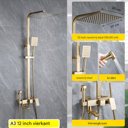 AquaFlow luxe regendoucheset