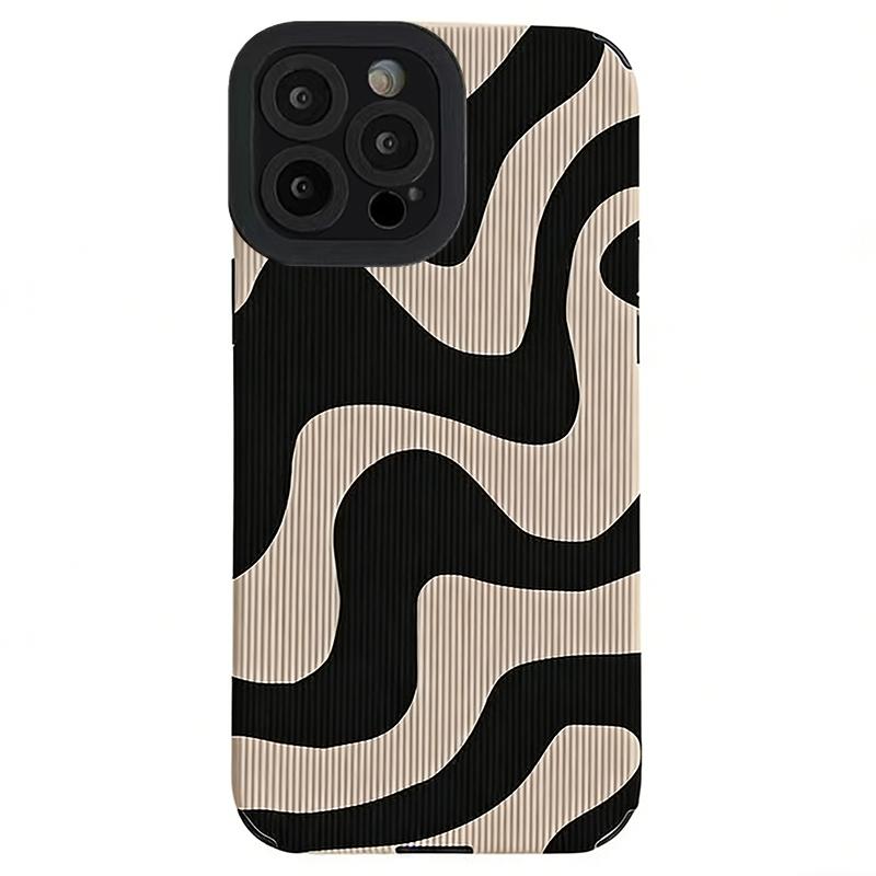 iPhone 16 Pro Max TPU hoesje zebra patroon
