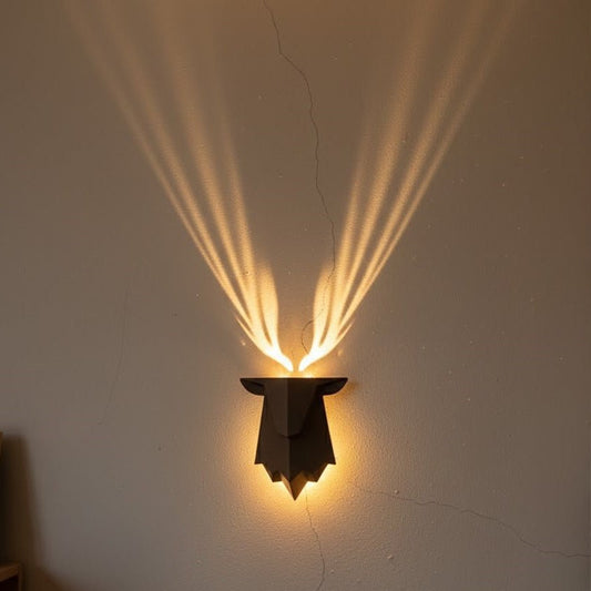 ZENANTLER minimalistische wandlamp met hertenkop