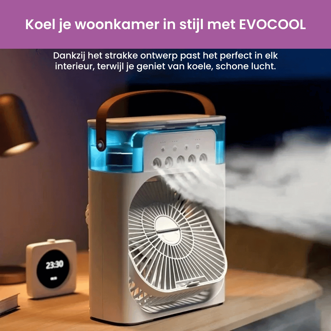 EVOCOOL draagbare luchtkoeler
