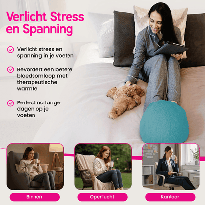 EZFoot elektrische pluchen voetverwarmer