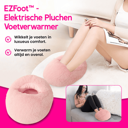 EZFoot elektrische pluchen voetverwarmer
