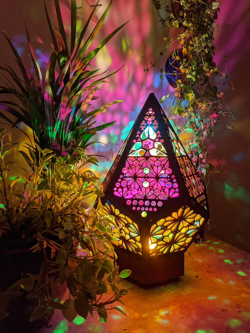 ArtiShine boheemse diamanten tafellamp