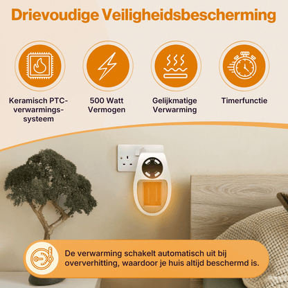 EasyHeat plug-in wandkachel