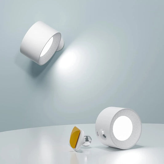 Lumio draadloze wandlamp met 360° rotatie
