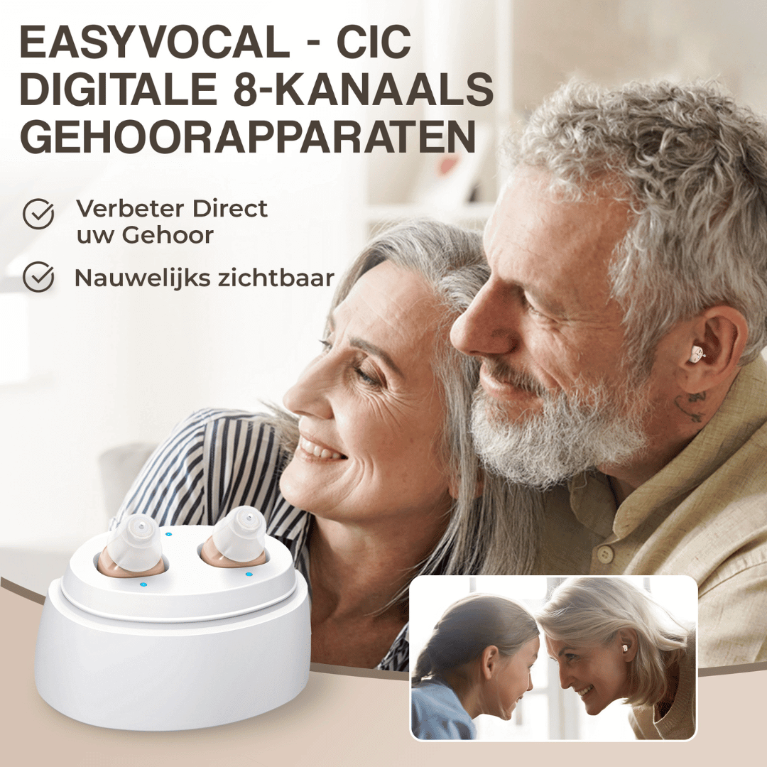 EasyVocal CIC digitale gehoorapparaten DF2033