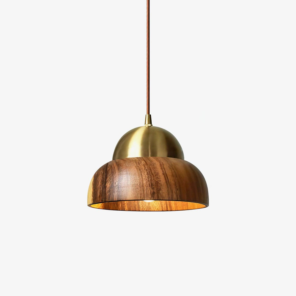 LumiWood Japandi houten hanglamp