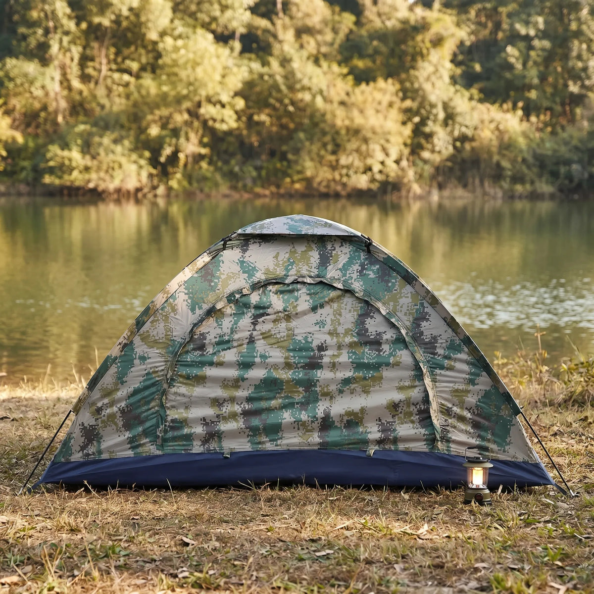 Eenpersoons Camouflage Koepeltent