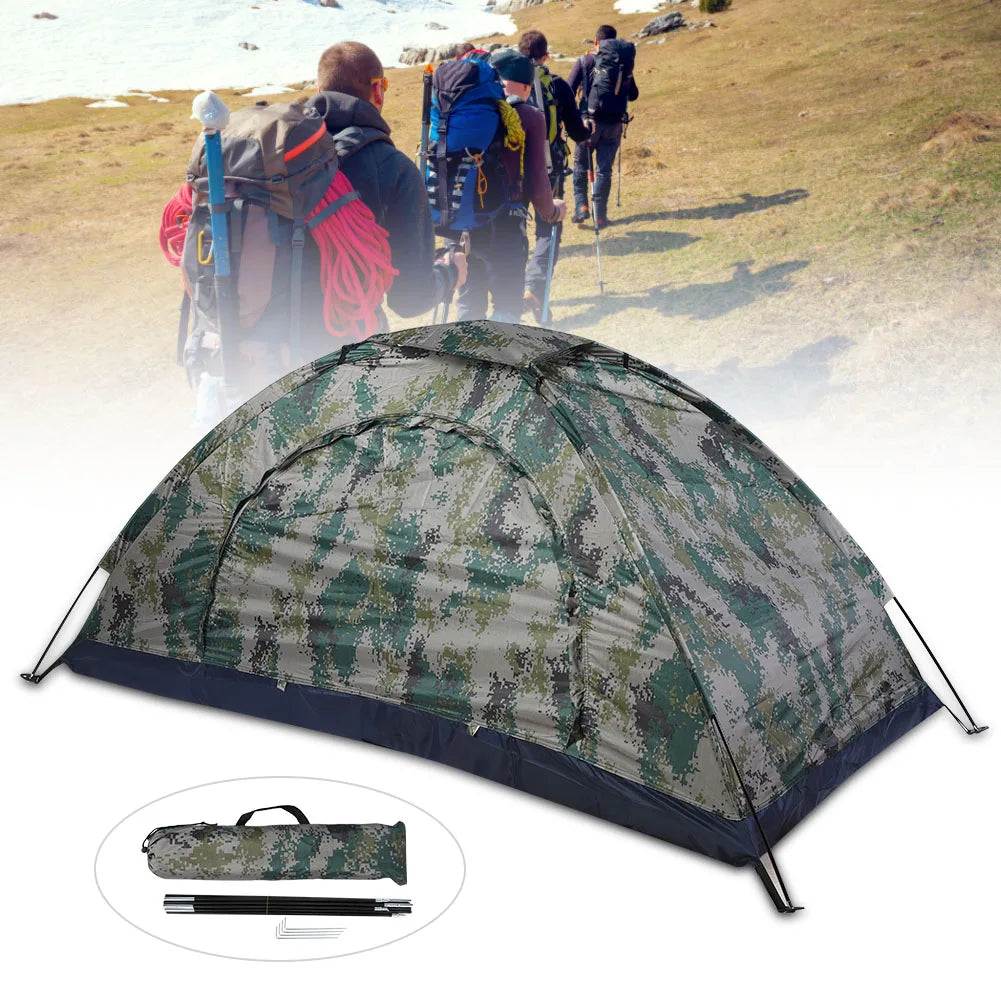 Eenpersoons Camouflage Koepeltent