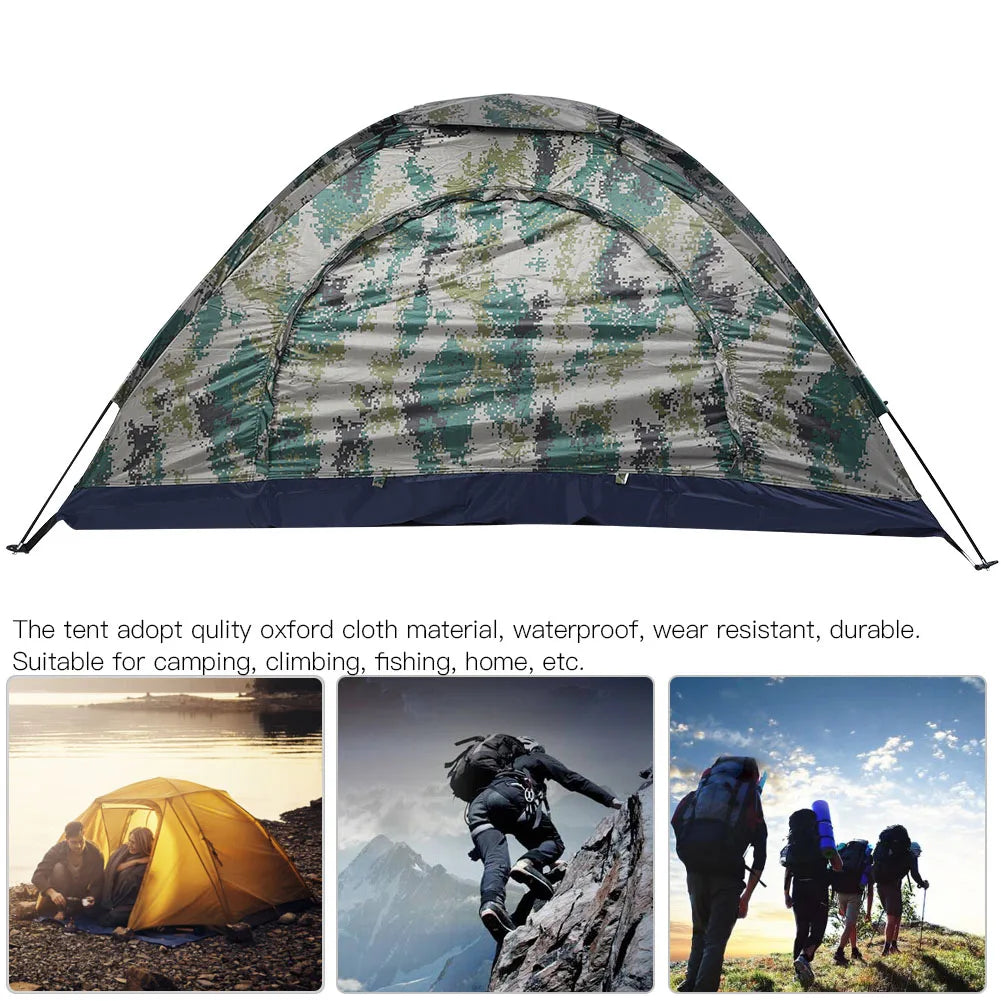 Eenpersoons Camouflage Koepeltent