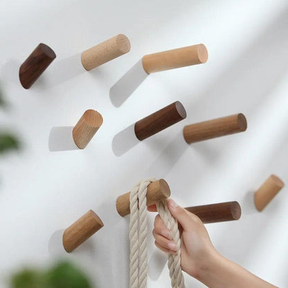 Houten Geometrische Wandhaak