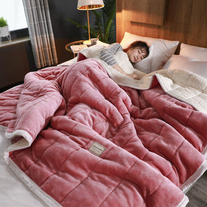 Flanellen fleece deken zacht en warm