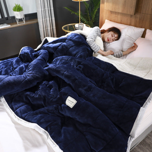 Flanellen fleece deken zacht en warm