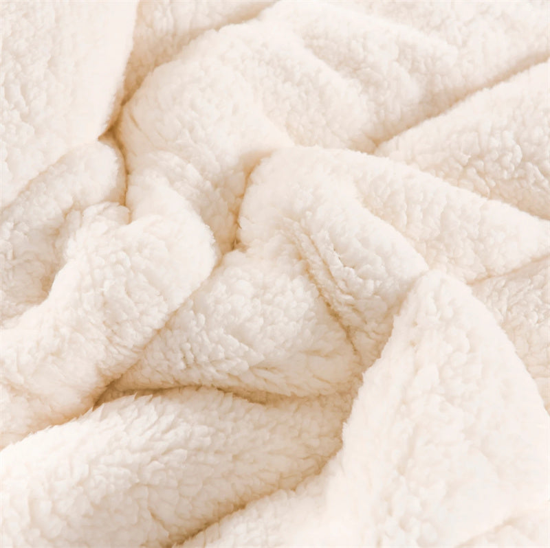 Flanellen fleece deken zacht en warm