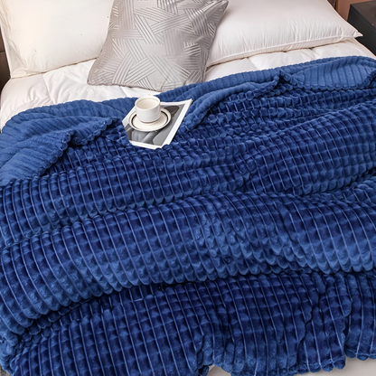 Ultra-Zachte Structuur Koraal Fleece Deken