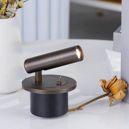Odior cilindrische LED wandleeslamp
