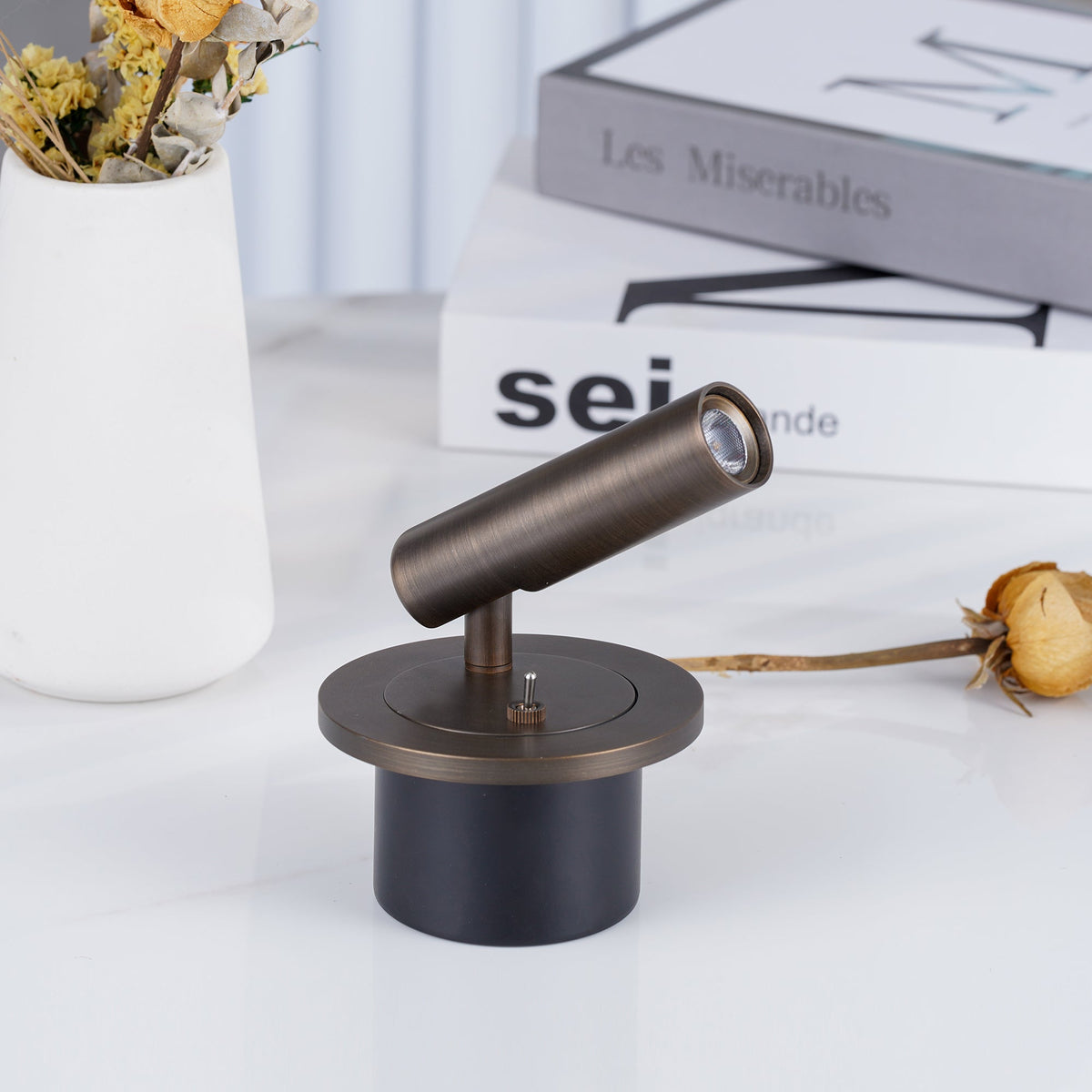 Odior cilindrische LED wandleeslamp