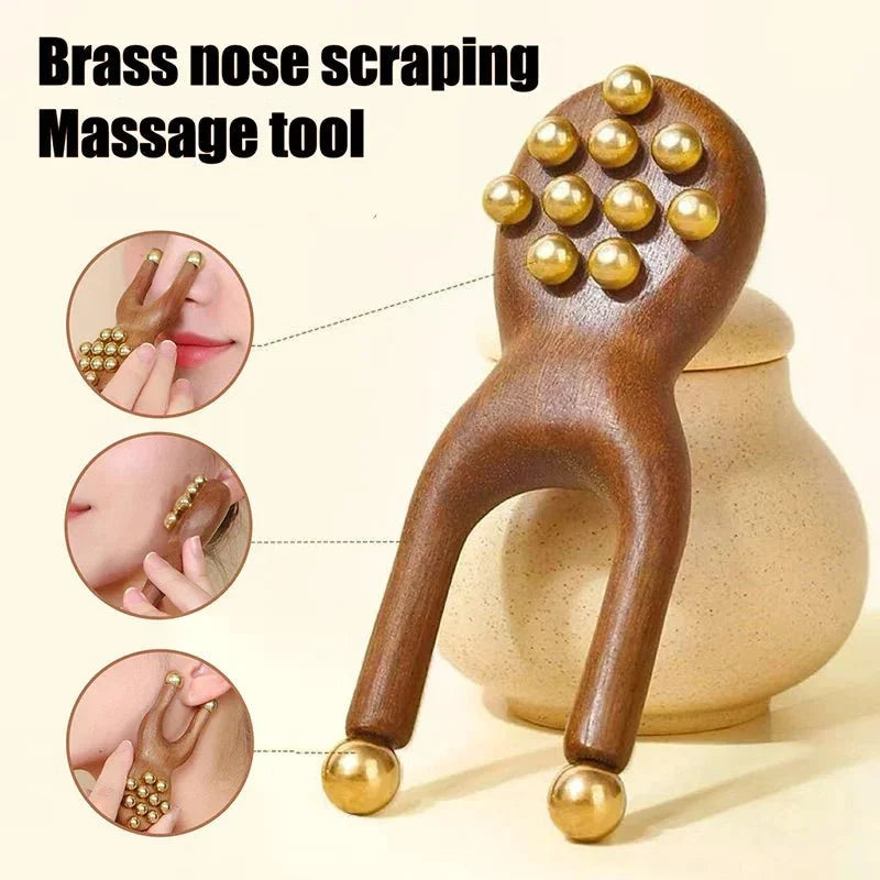FacialZen houten gua sha gezichtsmassagetool