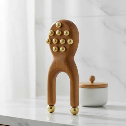 FacialZen houten gua sha gezichtsmassagetool