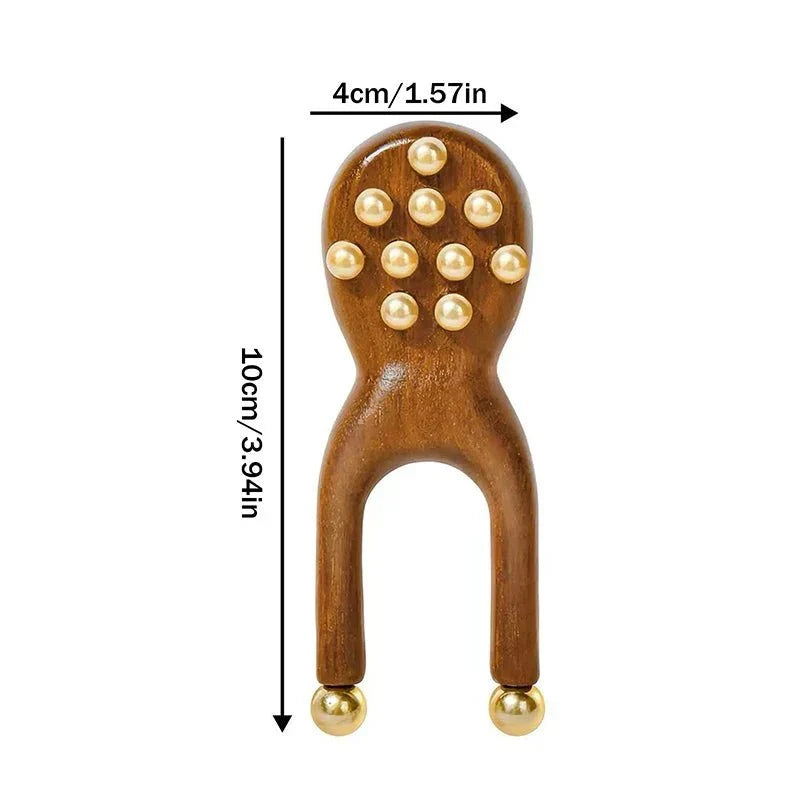 FacialZen houten gua sha gezichtsmassagetool