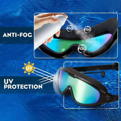 Ergonomische breedbeeld zwembril