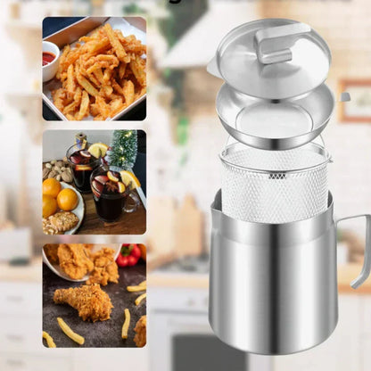 SnackMaster Pro compacte ronde frituurpan