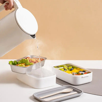 MealMate 2-laagse RVS bento lunchbox