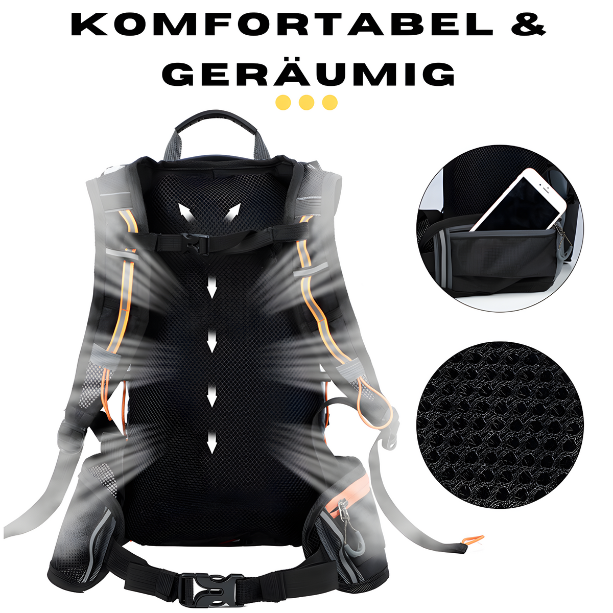 HydroRide multifunctionele hydratatierugzak